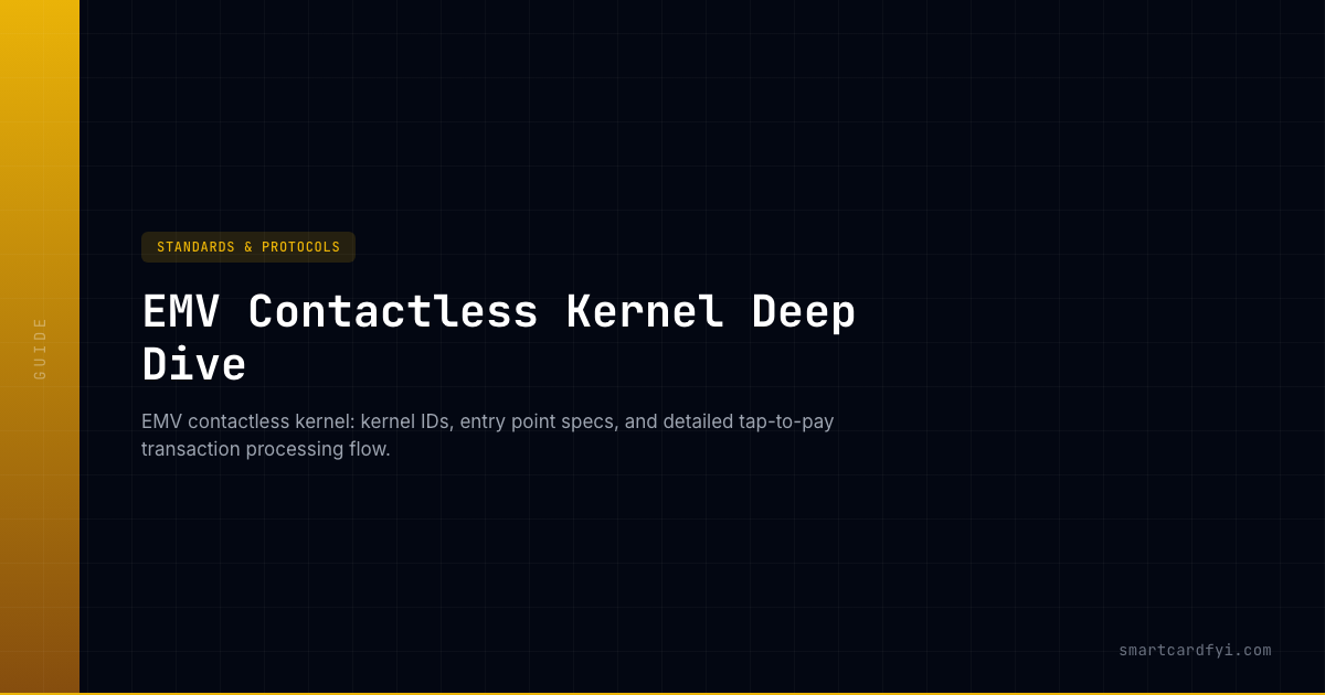 EMV Contactless Kernel Deep Dive — SmartCardFYI