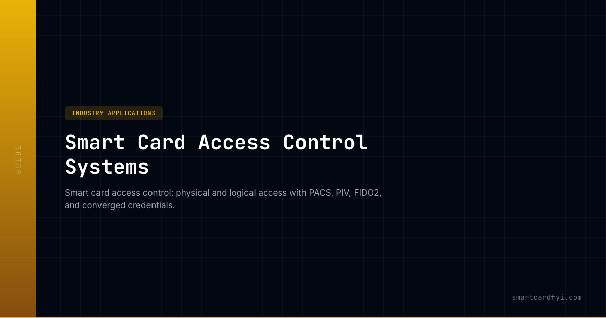 Smart Card Access Control Systems — SmartCardFYI