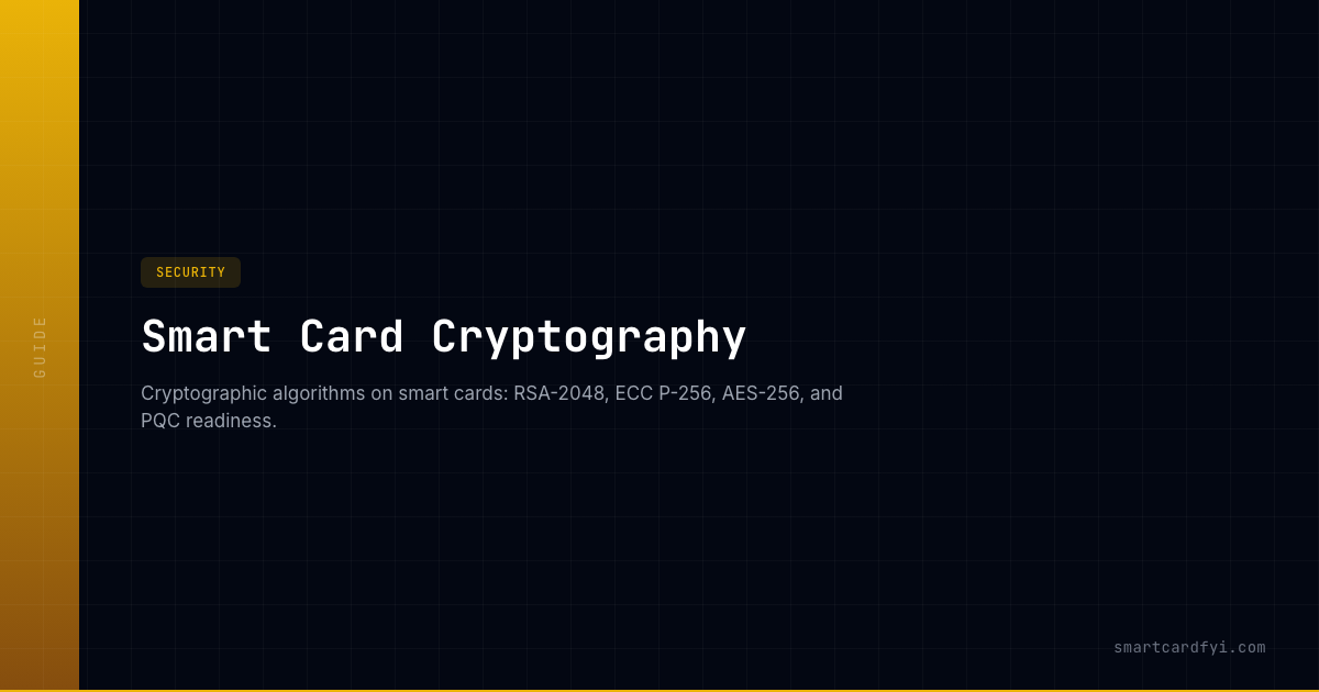 Cryptographic Sam Card Smart Card Cryptography — SmartCardFYI