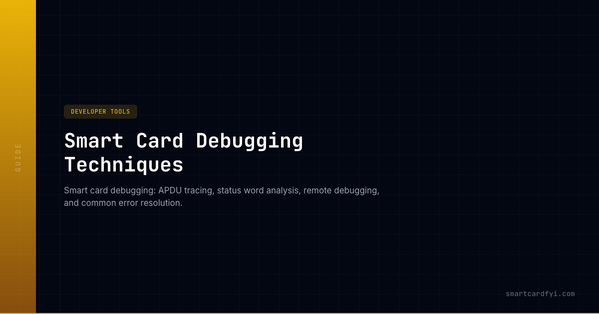 Smart Card Debugging Techniques — SmartCardFYI