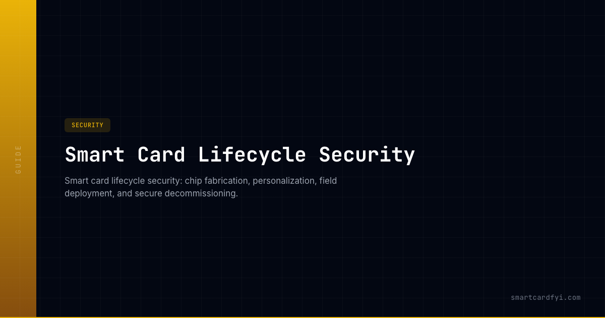 Lockheed Smart Card Smart Card Lifecycle Security — SmartCardFYI