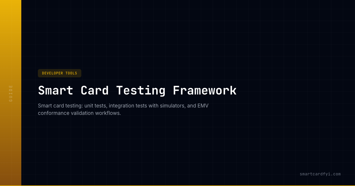 Smart Card Testing Framework — SmartCardFYI